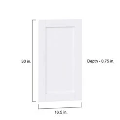 Hugo&Borg Rosemont 16.5 X 30 X 0.75 Cabinet Front Door White -Alliedbas Shop 332015079 AlternateImage3 l