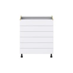 Hugo&Borg Rosemont 30 X 34.5 X 24.88 Glacier White Drawer Base Semi-Custom Cabinet 6 Hugo&Borg Rosemont 30 X 34.5 X 24.88 Glacier White Drawer Base Semi-Custom Cabinet -Alliedbas Shop 332015080 AlternateImage3 l