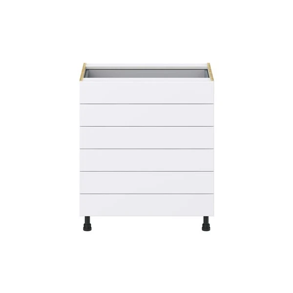 Hugo&Borg Rosemont 30 X 34.5 X 24.88 Glacier White Drawer Base Semi-Custom Cabinet 3 Hugo&Borg Rosemont 30 X 34.5 X 24.88 Glacier White Drawer Base Semi-Custom Cabinet - Image 3