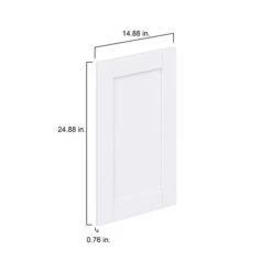 Hugo&Borg Rosemont 14.88 X 24.88 X 0.75 Cabinet Front Door White