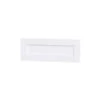 Hugo&Borg Rosemont 27 X 10 X 0.75 Cabinet Drawer Front White