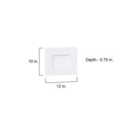 Hugo&Borg Rosemont 12 X 10 X 0.75 Cabinet Drawer Front White -Alliedbas Shop 332015090 AlternateImage3 l