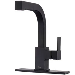 Pfister Pull-Out Kitchen Faucet - Vorena Collection - 1-Handle - Matte Black 6 Pfister Pull-Out Kitchen Faucet - Vorena Collection - 1-Handle - Matte Black -Alliedbas Shop 56305287 L