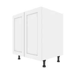 Eklipse Perle 30 1/4-in X 34 3/4-in White Thermoplastic 2-Door Base Shaker Kitchen Cabinet