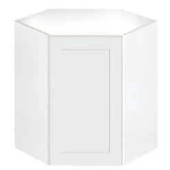 Eklipse Corner Kitchen Cabinet - Wall Mount - Perle Collection - 24 1/4-in X 30 1/4-in