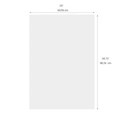 Eklipse Dishwasher Finishing Panel - Perle - 24-in X 34.75-in - White