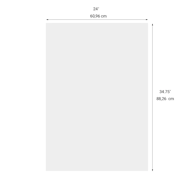 Eklipse Dishwasher Finishing Panel - Perle - 24-in X 34.75-in - White 2 Eklipse Dishwasher Finishing Panel - Perle - 24-in X 34.75-in - White - Image 2