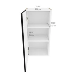 Eklipse Wall Cabinet - Onyx - 15 1/8-in X 30 1/4-in 8 Eklipse Wall Cabinet - Onyx - 15 1/8-in X 30 1/4-in -Alliedbas Shop 75396528c L