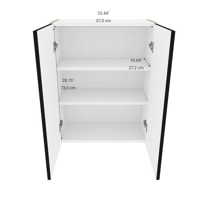 Eklipse Wall Cabinet - Onyx - 23 15/16-in X 30 1/4-in 1 Eklipse Wall Cabinet - Onyx - 23 15/16-in X 30 1/4-in