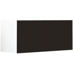 Eklipse Wall Cabinet - Onyx - 35 7/8-in X 15 1/8-in