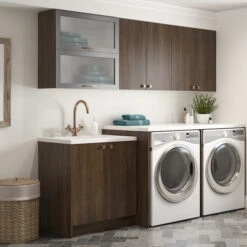 Eklipse Base Kitchen Cabinet - Saphir Collection - 12-in X 34 3/4-in - Woodgrain