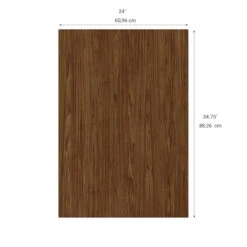 Eklipse Dishwasher Finishing Panel - Saphir - 24-in X 34.75-in - Woodgrain