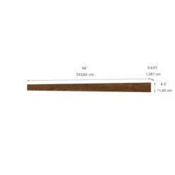 Eklipse Cabinet Toe Kick - Saphir - 96-in X 4.5-in - Woodgrain 8 Eklipse Cabinet Toe Kick - Saphir - 96-in X 4.5-in - Woodgrain -Alliedbas Shop 75396558b L