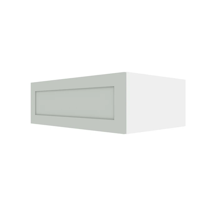 Eklipse Angelite Horizontal Wall Cabinet - 1 Door - 36-in X 24-in - Polymer - Grey 4 Eklipse Angelite Horizontal Wall Cabinet - 1 Door - 36-in X 24-in - Polymer - Grey - Image 4