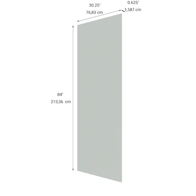 Eklipse By EBSU Angelite Utility Panel - Polymer 30-in X 85-in Grey 4 Eklipse By EBSU Angelite Utility Panel - Polymer 30-in X 85-in Grey - Image 4