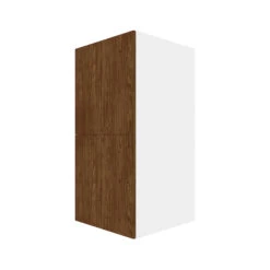 Eklipse Kitchen Wall Cabinet - 4-Door - Laminate Finish - 24-in X 49-in - Woodgrain -Alliedbas Shop 75396597 L