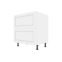 Eklipse Perle 30-in 2-Drawer Base Cabinet - Polymer - Matte White 9 Eklipse Perle 30-in 2-Drawer Base Cabinet - Polymer - Matte White -Alliedbas Shop 75396599 L