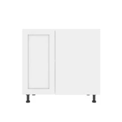 Eklipse Perle Hidden Corner Base Cabinet - 1 Door - 36-in - Polymer - Matte White 8 Eklipse Perle Hidden Corner Base Cabinet - 1 Door - 36-in - Polymer - Matte White -Alliedbas Shop 75396603e L