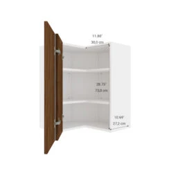 Armoire Murale D'encoignure Eklipse D'Ebsu à 2 Portes Et 2 Tablettes, Polymère, 24 Po X 30 Po, Grain De Bois 7 Armoire Murale D'encoignure Eklipse D'Ebsu à 2 Portes Et 2 Tablettes, Polymère, 24 Po X 30 Po, Grain De Bois -Alliedbas Shop 75396613c L