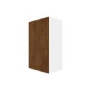 Ebsu Eklipse 1 Door 2 Shelves Wall Cabinet - Laminate Finish - 18-in X 30-in - Woodgrain