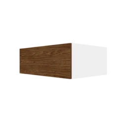 Eklipse Saphir Horizontal Wall Cabinet - 1 Door - 33-in X 24-in - Melamine - Woodgrain