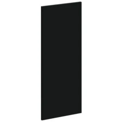 Eklipse Onyx Tall Cabinet End Panel - 13-in X 39-in - Black