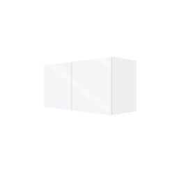 Eklipse Topaz Upper Cabinet - 2 Doors 30-in X 15-in White -Alliedbas Shop 75396640 L
