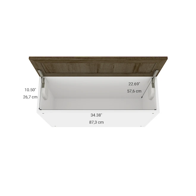 Eklipse Ruby Above Refrigerator Cabinet - 1 Door 36-in X 12-in 4 Eklipse Ruby Above Refrigerator Cabinet - 1 Door 36-in X 12-in - Image 4