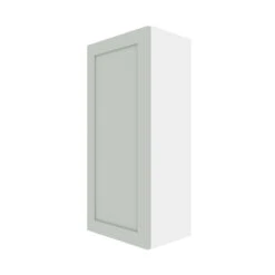 Eklipse Tall Wall Cabinet - 1 Door - 18-in Angelite