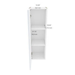Eklipse Tall Wall Cabinet - 1 Door 12-in Topaz 7 Eklipse Tall Wall Cabinet - 1 Door 12-in Topaz -Alliedbas Shop 75396658c L