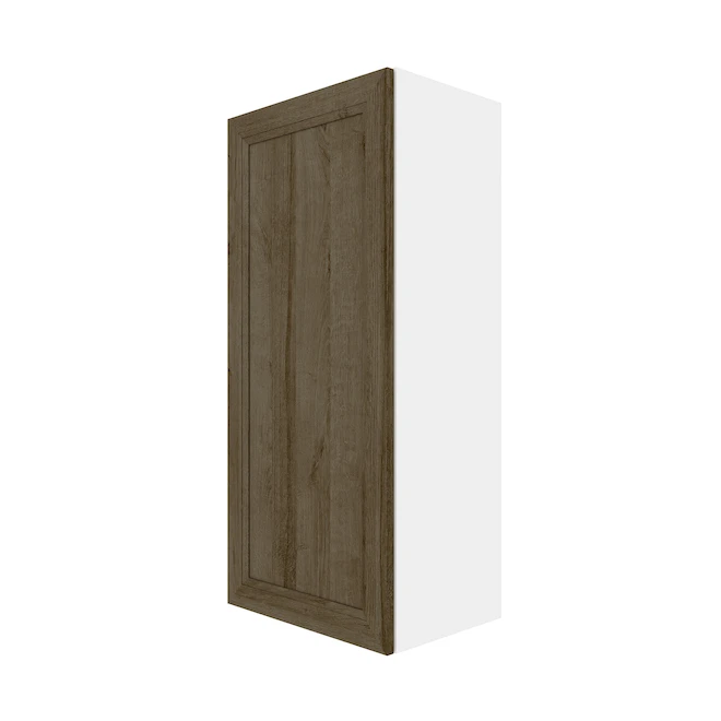 Eklipse Ruby Wall Cabinet 1 Door 18-in Brown 3 Eklipse Ruby Wall Cabinet 1 Door 18-in Brown - Image 3