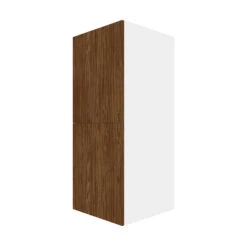 Eklipse Saphir Tall Pantry Cabinet 24-in - 4 Doors Brown