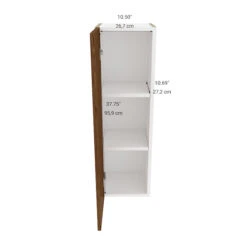 Eklipse Saphir 1-Door Tall Upper Wall Cabinet - 15-in X 39-in 8 Eklipse Saphir 1-Door Tall Upper Wall Cabinet - 15-in X 39-in -Alliedbas Shop 75396678c L