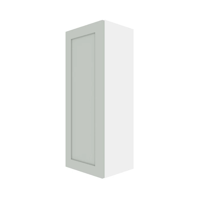 Eklipse Angelite 1-Door Tall Upper Wall Cabinet - 15-in X 39-in - Grey 4 Eklipse Angelite 1-Door Tall Upper Wall Cabinet - 15-in X 39-in - Grey - Image 4