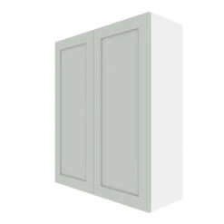 Eklipse Angelite Grey Wide Wall Cabinet - 33-in X 39-in