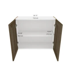 Eklipse Ruby Medium Wall Cabinet 30-in X 24-in - Brown 7 Eklipse Ruby Medium Wall Cabinet 30-in X 24-in - Brown -Alliedbas Shop 75396688c L