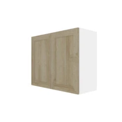 Eklipse By EBSU Coral Medium Wall Cabinet 2 Doors 30-in Brown -Alliedbas Shop 75396690 L