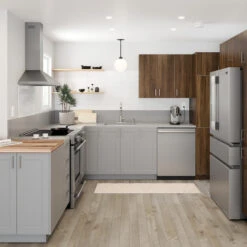 Eklipse By EBSU Ange2 Doors Tall Wall Cabinet - Melamine 24-in Grey 7 Eklipse By EBSU Ange2 Doors Tall Wall Cabinet - Melamine 24-in Grey -Alliedbas Shop 75396695d L