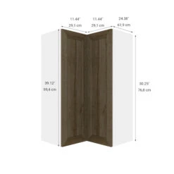 Eklipse Ruby Wall Corner Tall Cabinet - 24-in X 39-in - Brun 6 Eklipse Ruby Wall Corner Tall Cabinet - 24-in X 39-in - Brun -Alliedbas Shop 75396703b L