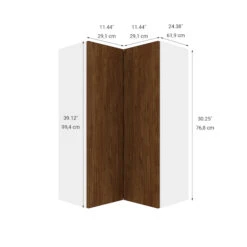 Eklipse Saphir Wall Corner Tall Cabinet - 24-in X 39-in