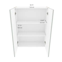 Eklipse Angelite Collection Tall Wall Cabinet 30-in X 39-in - Grey 7 Eklipse Angelite Collection Tall Wall Cabinet 30-in X 39-in - Grey -Alliedbas Shop 75396714c L