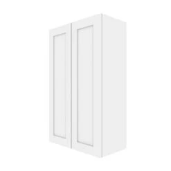 Eklipse Perle Collection Tall Upper Wall Cabinet - 24-in X 39-in - White 7 Eklipse Perle Collection Tall Upper Wall Cabinet - 24-in X 39-in - White -Alliedbas Shop 75396724 L