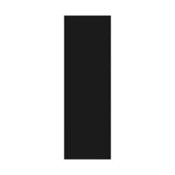 Eklipse Onyx Collection Melamine Tall Finishing Panel 30.25-in X 93-in - Black