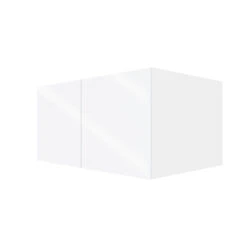 Eklipse Topaz Collection Small Cabinet 36-in X 18-in - White