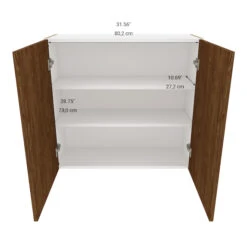 Eklipse Saphir Collection Small Cabinet 33-in X 30-in - Wood Grain 7 Eklipse Saphir Collection Small Cabinet 33-in X 30-in - Wood Grain -Alliedbas Shop 75396752c L