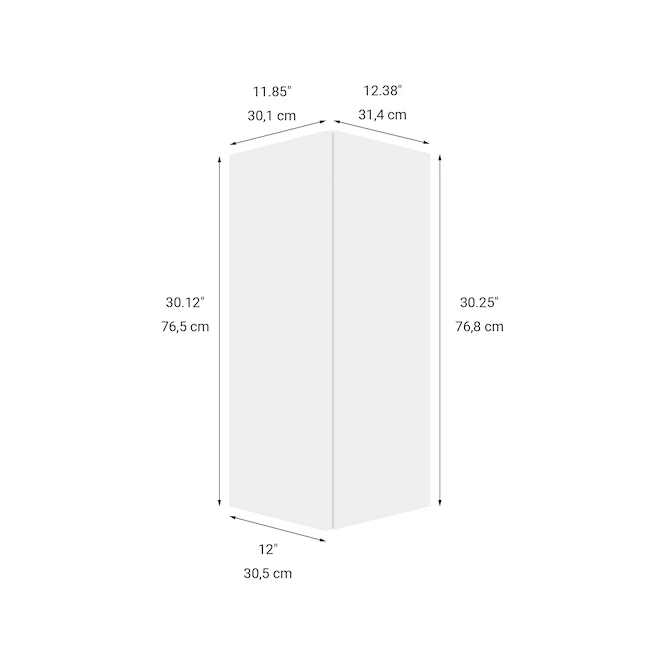 Eklipse Moonstone Collection 12-in X 30-in - White 2 Eklipse Moonstone Collection 12-in X 30-in - White - Image 2