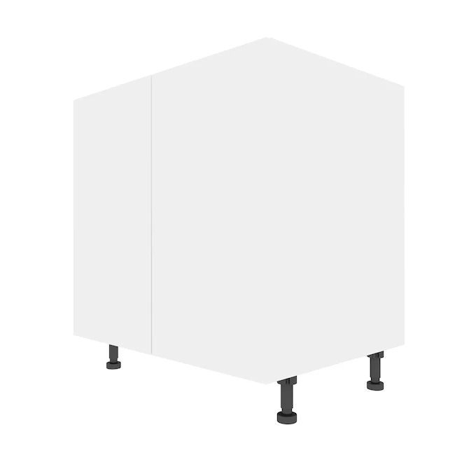 Eklipse Moonstone 33-in White Melamine 2-Door Base Cabinet 4 Eklipse Moonstone 33-in White Melamine 2-Door Base Cabinet - Image 4