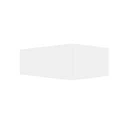 Eklipse Moonstone Collection Above Refrigerator Cabinet 33-in X 12-in - White -Alliedbas Shop 75396764 L