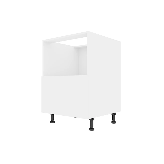 Eklipse Moonstone 24-in White Melamine 1-Drawer Base Cabinet 4 Eklipse Moonstone 24-in White Melamine 1-Drawer Base Cabinet - Image 4