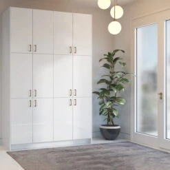 Eklipse Topaz 15.12-in X 30.25-in X 12.38-in Particleboard 1-Door Kitchen Wall Cabinet